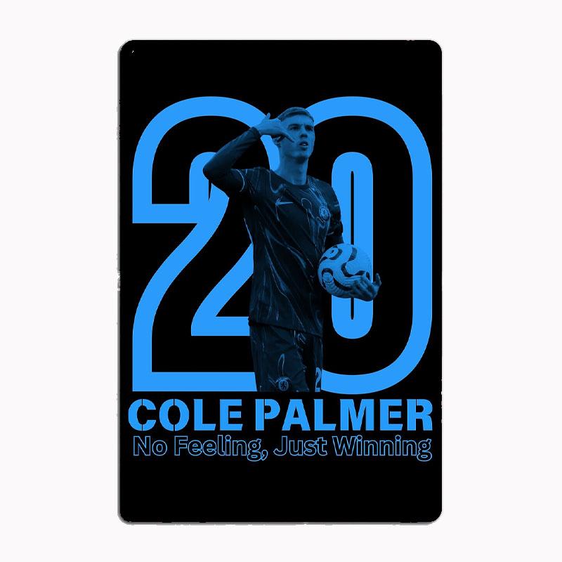 Cole Palmer Poster Football Player Retro Metal Sign Club Indoor Room Decor Custom Tin Home Wall Decor