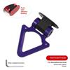 Car Decorative Tow Hook Triangle Shape Self Adhesive Bumper Tow Hook Plastic Hook For Vehicle Exterior Decoration Modification