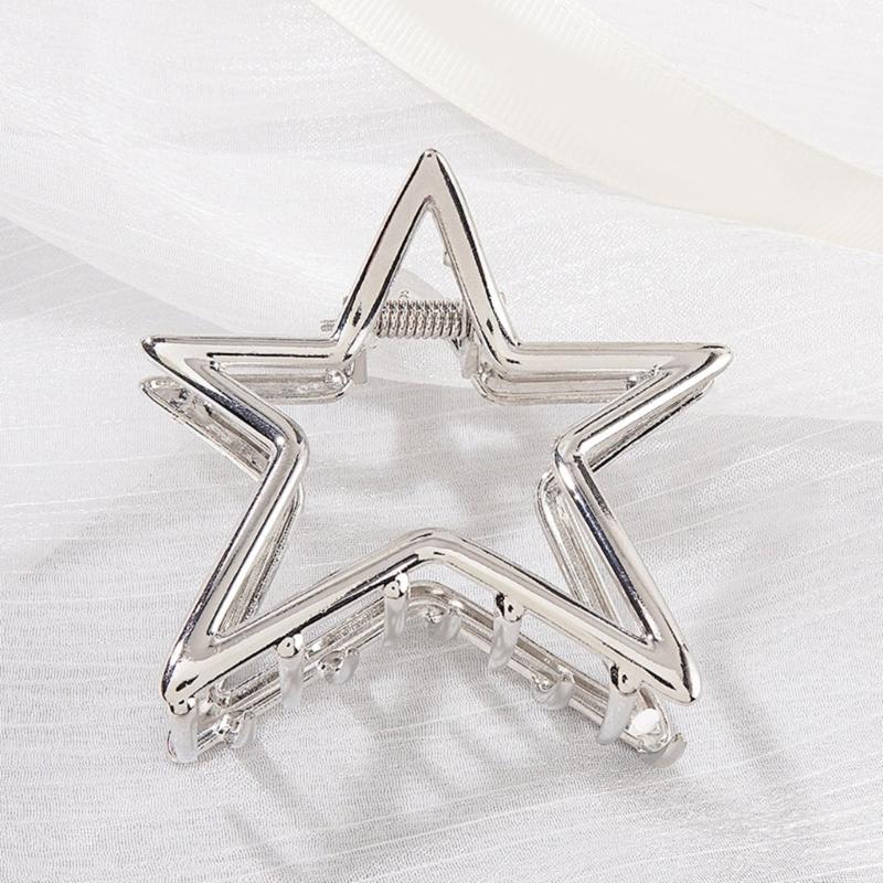 Stylish Hair Clip Claw Fashion Hair Accessory Trendy Star Shape Headwear Easy to Use for Adding Charm to Any Outfit