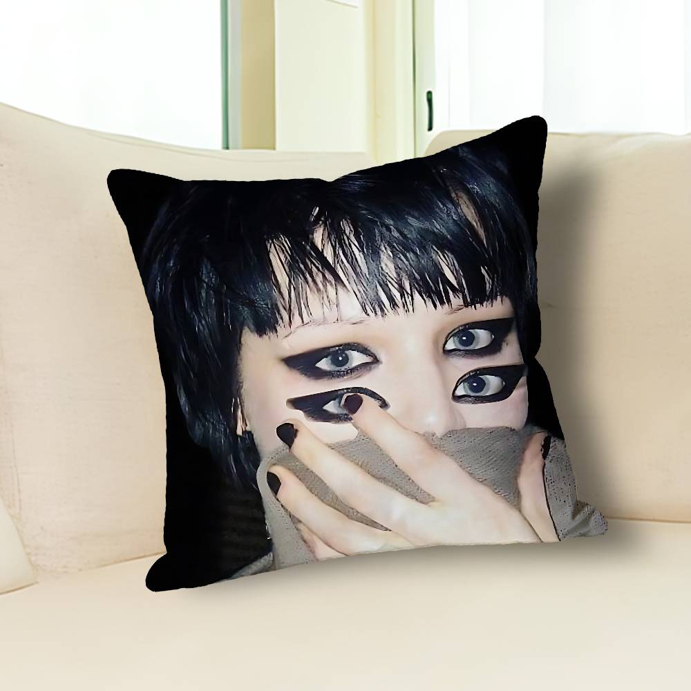 A-Alice G-Glass Singer Pillow Cases for Bedroom Living Room Sofa Home Decor Polyester Cushion Cover with Zipper