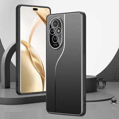 For Honor 200 5G Case Matte PC+TPU Phone Shell with Tempered Glass Lens Guard