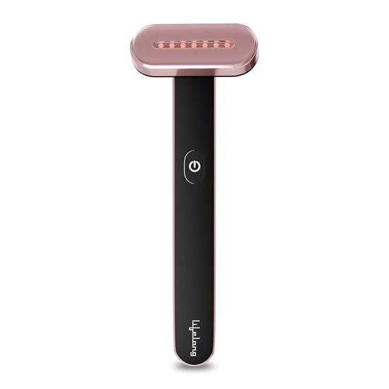 

Красный свет Удаление морщин Инструмент для лица-EMS Микроток,LED Омолаживающая терапия,Контроль температуры-Антивозрастное устройство для удаления морщин для упругой кожи