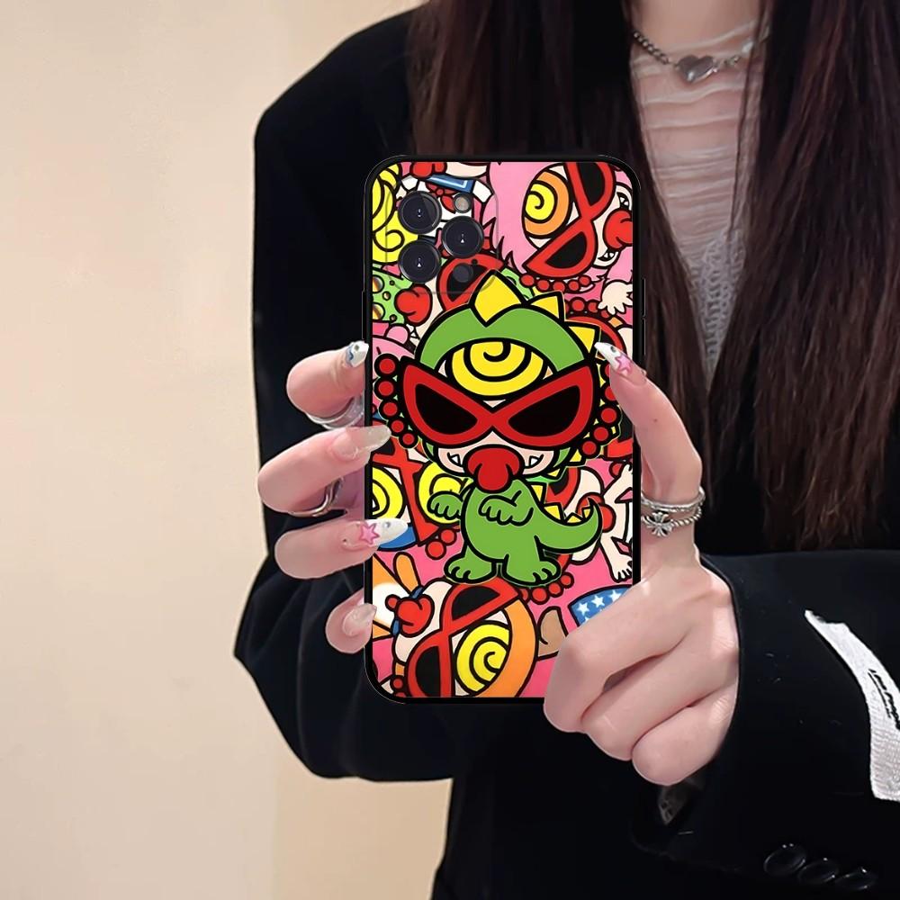 Japan Fashion Hysteric Mini Silicone Phone Case Silicone Soft For Iphone 15 14 13 12 11 Pro Mini XS MAX 8 7 6 Plus X XS XR Cover