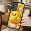 Phone case: 2D flat, suitable for Samsung Galaxy A34 A35 M05 M06 S20 S22 S21 FE Plus 5G protective case, little yellow chick, perfect Christmas and Ha