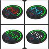 Battery Voltage Indicator Meter 12V/24V Power Level Monitoring Tool Easy Installation ABS Construction For Solar Systems