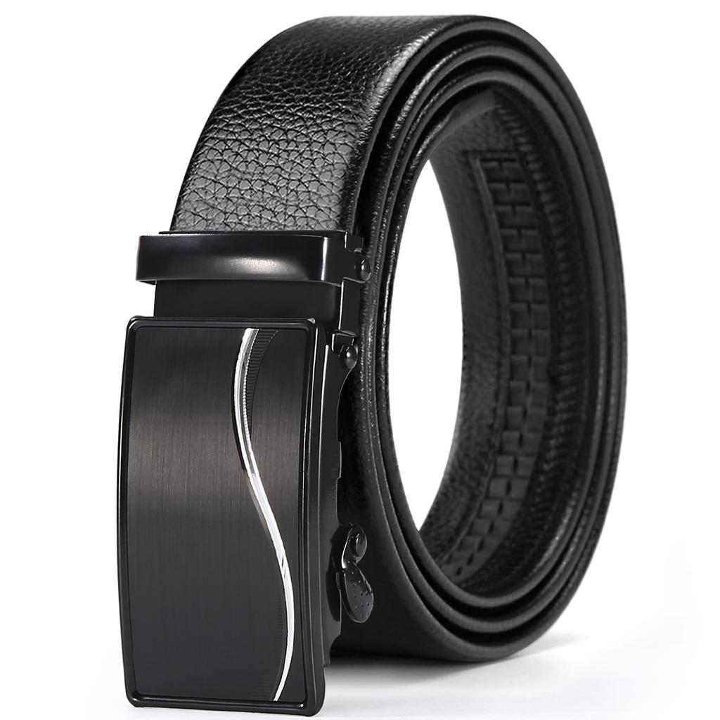 Belt Men'S Business Belt Casual Easy To Wear Simple Automatic Buckle Belt Stall