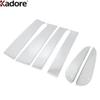 Window Center Pillar Post Cover Trim For Nissan Navara NP300 ST 2014 2015 2016 2017 2018  Stainless Steel Car Accessories