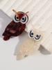 2025 Colorful Owl Acrylic Brooches Pins for Women Lovely Animals Bird Brooch Handmade Clothes Party Decorations