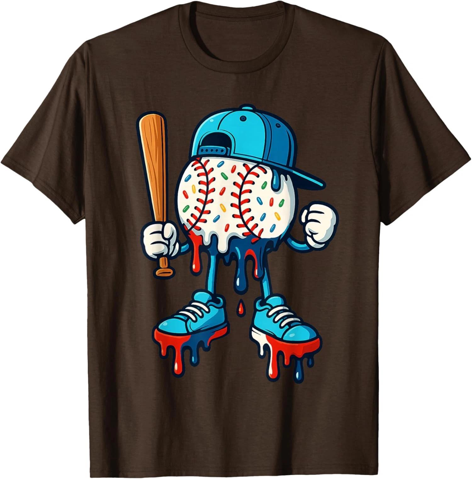 Cute Baseball Lifestyle 101 Apparel Baseball Drip Unisex T-Shirt S