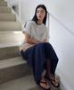 Yulago Denim H-Line Long Skirt