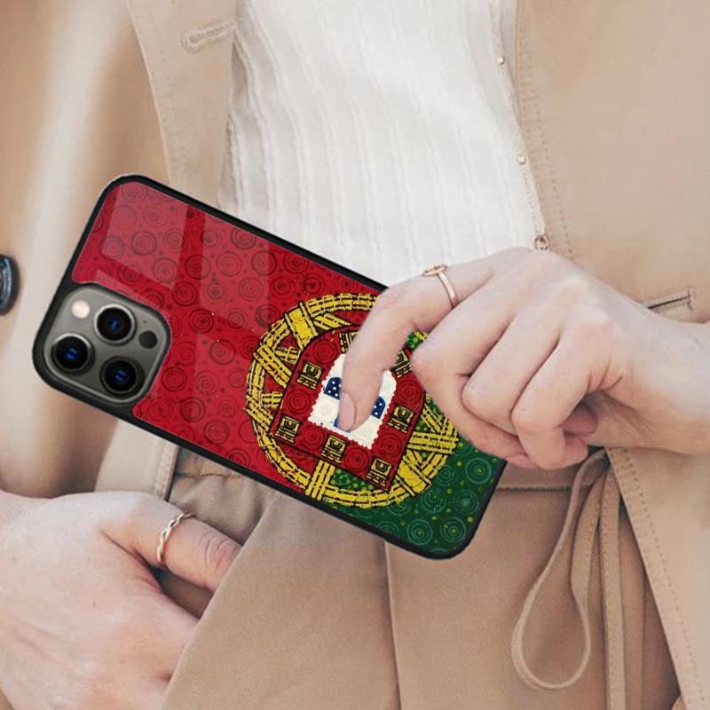 Portugal Passport Flag Magnetic Phone Case For APPLE iPhone 17 Air 16 14 13 12 Pro Max 15 Plus Wireless Charge MagSafe Cover