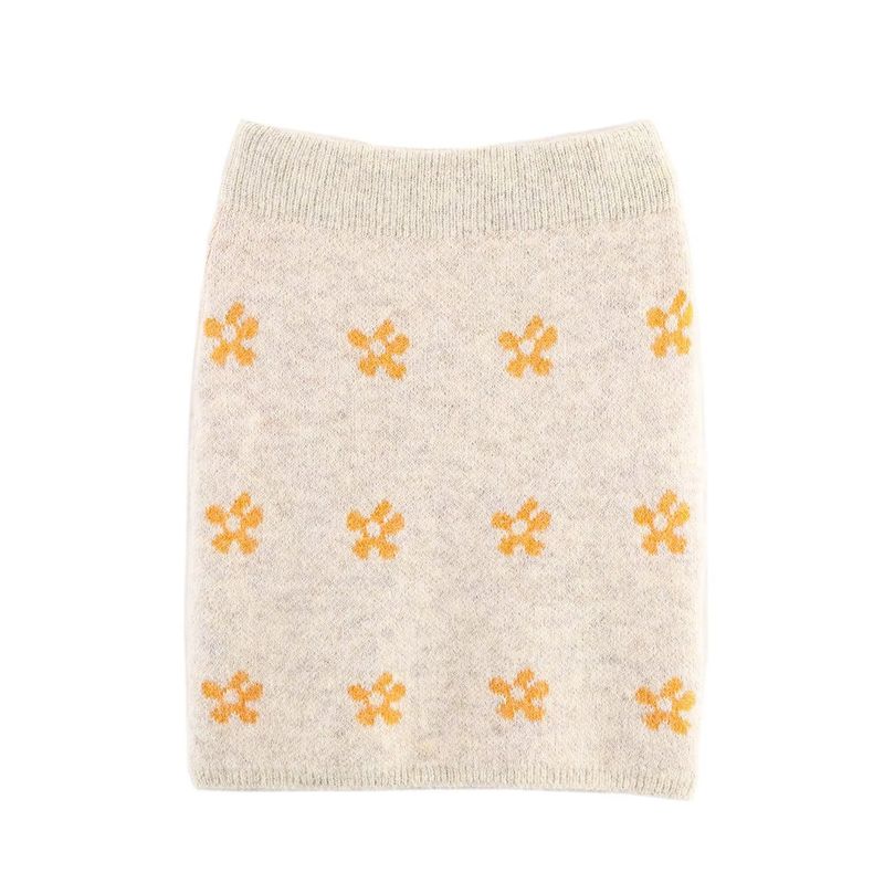 Za New Arrival Women's Clothing ZR Fashion Style Export Fashion All-Match Casual Jacquard Knitting Sweater Skirt Suit