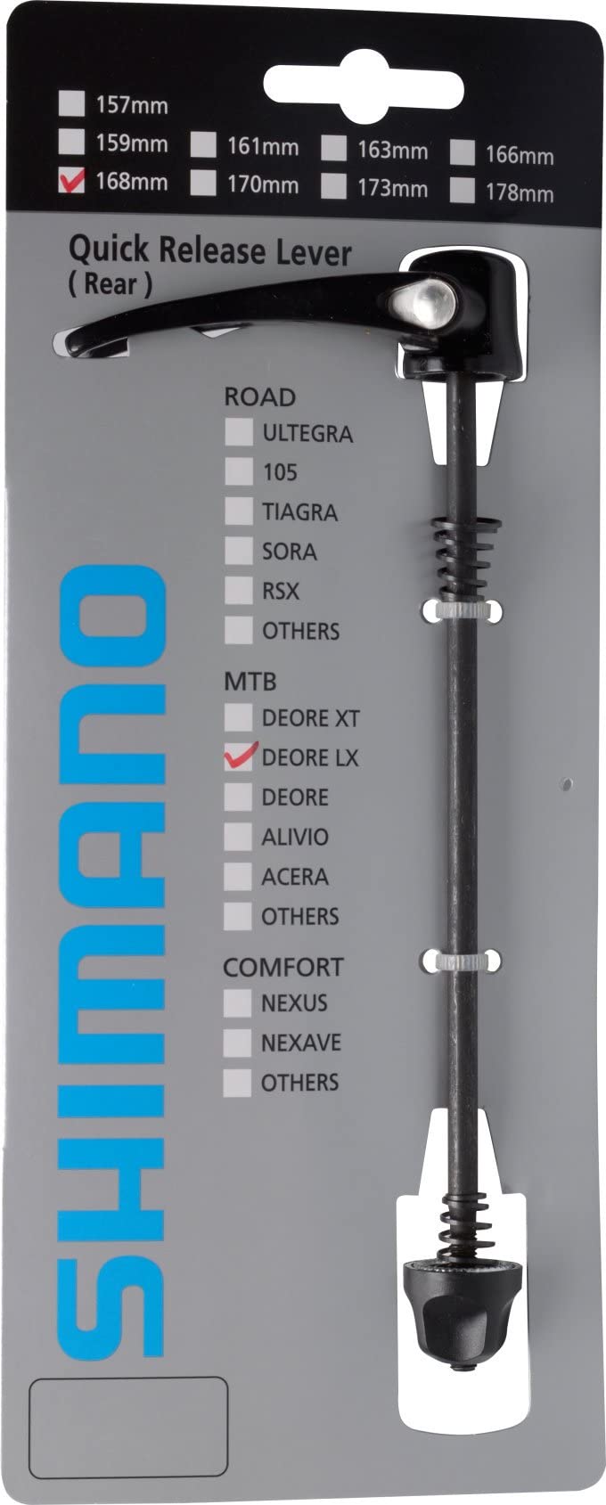 

Shimano Repair Parts Quick Shaft Assembly Y3TV98020 (168mm/Black) FH-T670 чорний