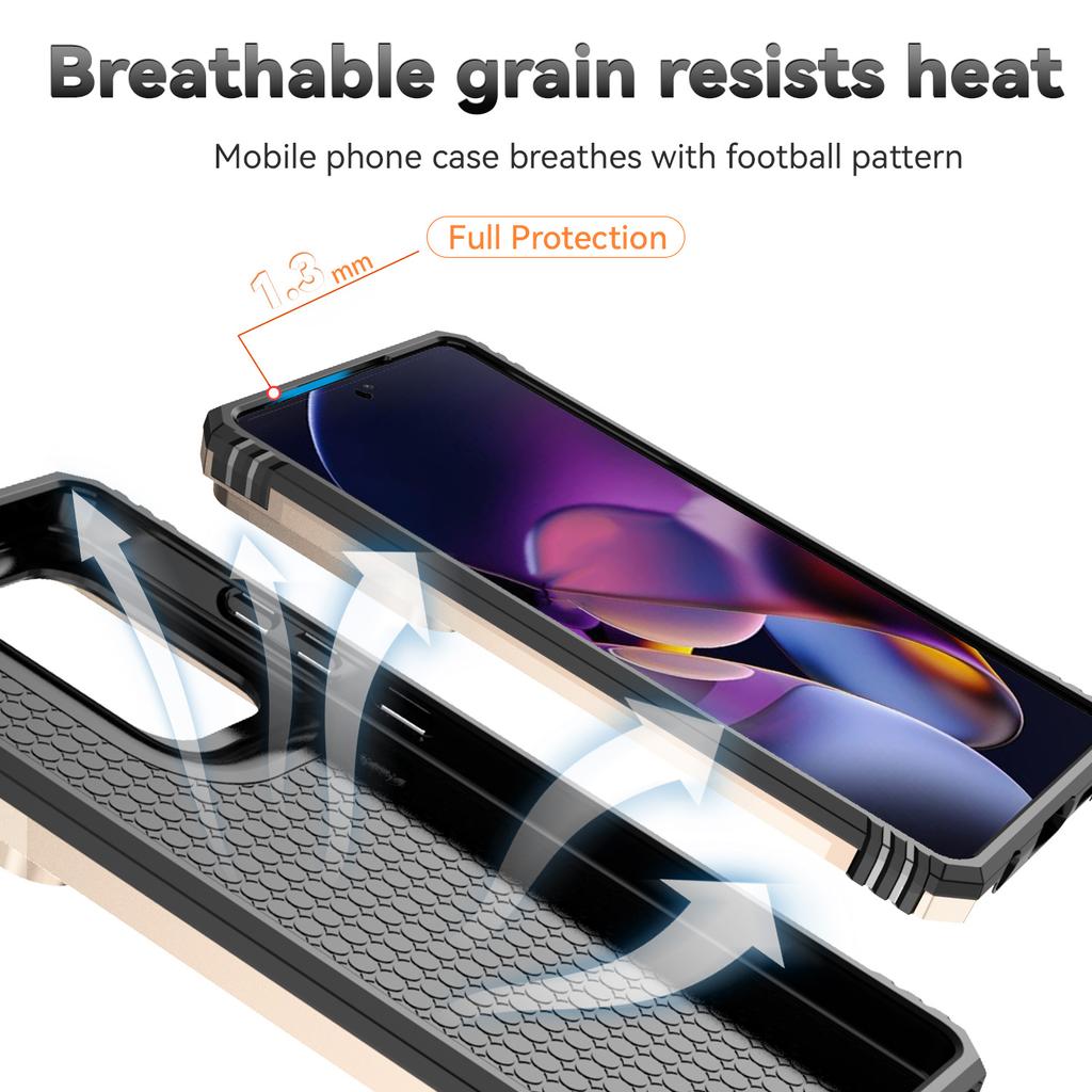 For Motorola Moto G Stylus 5G (2024) Case Ring Kickstand PC+TPU Phone Protector with Slide Camera Cover