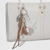 Braided Rope Keychain Star Baseball Bag Pendant Charm Fashion Backpack Accessories for Handbag,Purse Decorations Gifts