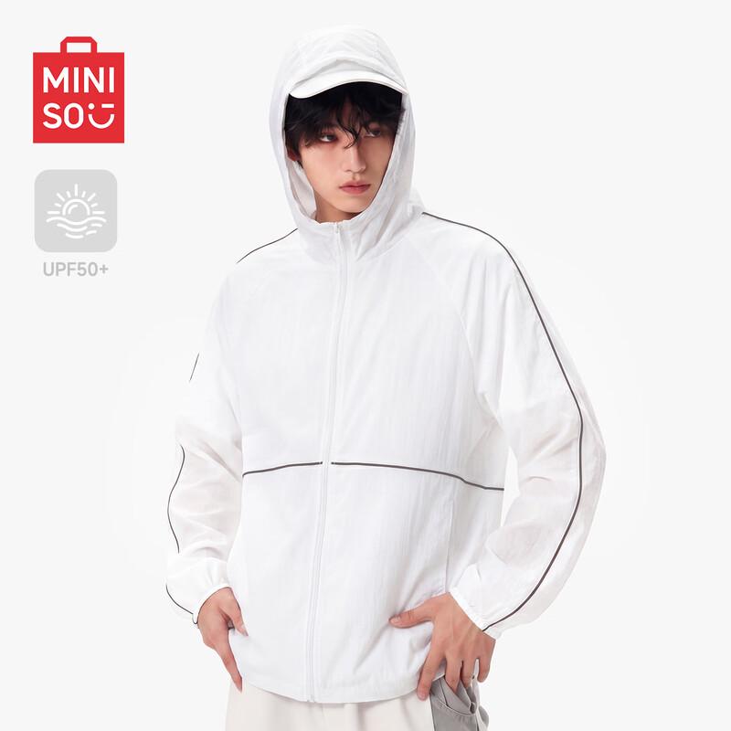 

MINISO Men s Quick-Dry Hooded Sun Protection Jacket 3XL