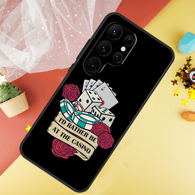 Casino Glücksspiel Hülle Für Samsung Galaxy S24 Ultra S23 S22 Plus S21 S20 FE S8 S9 S10 Note 10 20 Ultra Hülle