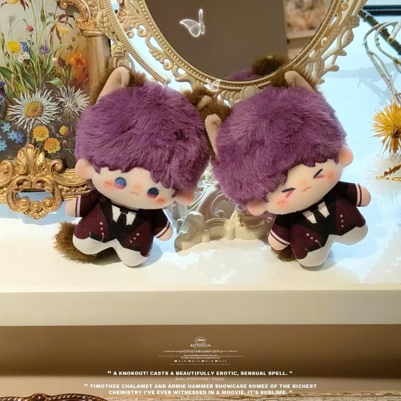 10cm Game Love and Deepspace Rafayel Kawaii Cosplay Cotton Doll Starfish Body Cartoon Soft Plushies Mini Toy Figures Decor Gift