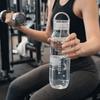 Large Capacity Sports Water Bottle Transparent Sports Kettle Gym Fitness Drinkware  Gym Fitness