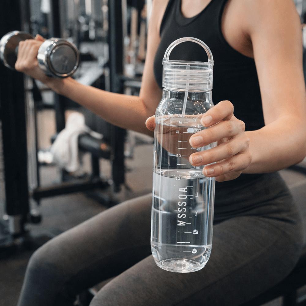 Large Capacity Sports Water Bottle Transparent Sports Kettle Gym Fitness Drinkware  Gym Fitness