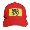 Flanders Flag Baseball Cap Tea Hat Hiking Hat Fashionable Snap Back Hat Caps Women Unisexs