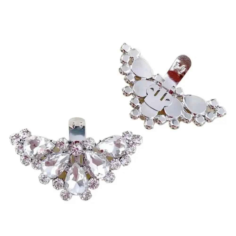 Accessories Wedding Shoe Decorations Clip High Heel Rhinestone Charm Buckle Bride Removable Metal Clamp