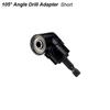 Right Angle Screwdriver Attachment Holder Magnetic Power Drill Bit Adjustable 105 Degree 1/4 Extension Screw Driver Adapter