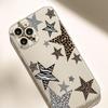 iPhone 14/15/16/17 Pro Max Colorful Star Drop-Proof Transparent Case