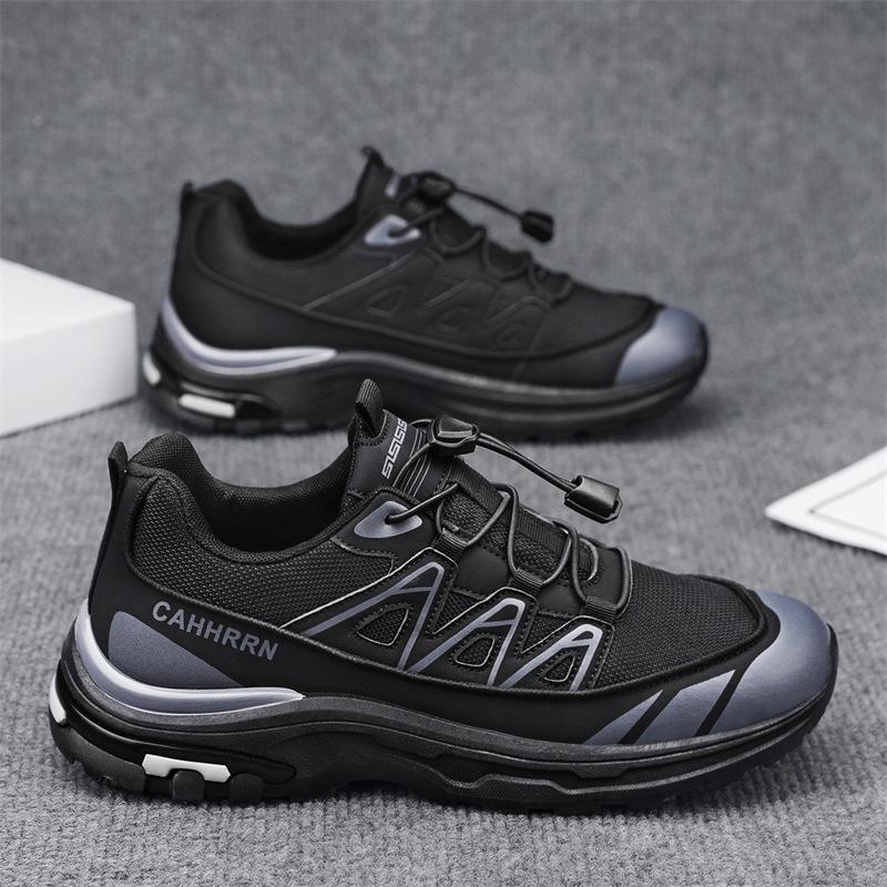 

Adult fashion commuter retro thick outdoor leisure sports non-slip breathable explosion outdoor hiking shoes 39 чёрный