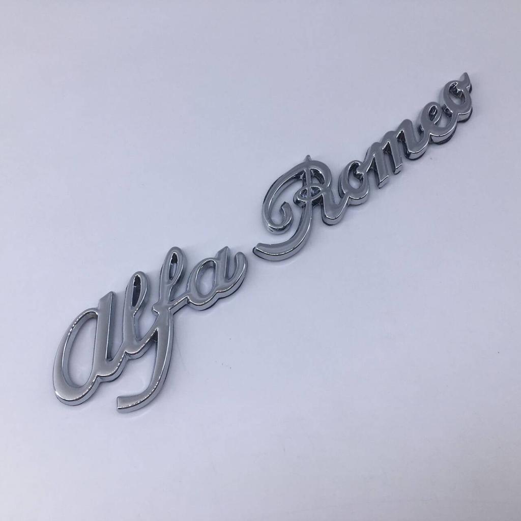For Alfa Romeo 2026 Hot Sticker 1pcs For Alfa Romeo 146 147 155 156 159 Stelvio Giulia Giulietta Car Exterior Styling 3D Sticker