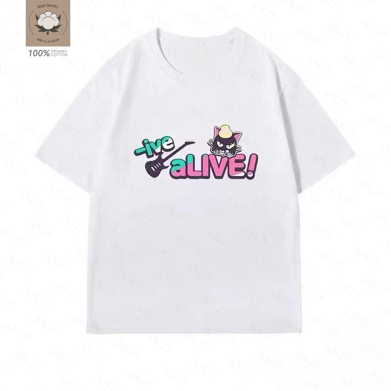 Blue Anime Archive T Shirts Sugar Rush Funny Unisex Clothing Unisex Streetwear Unisexga Cosplay Clothes Graphic Tshirts