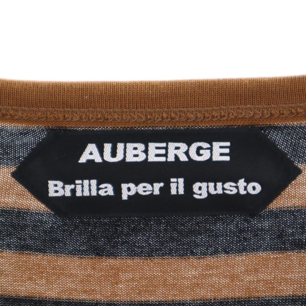 AUBERGE Brilla per il gusto Brilla per il gusto special order made in Japan Border Pattern Long sleeve T-shirt Men's Used