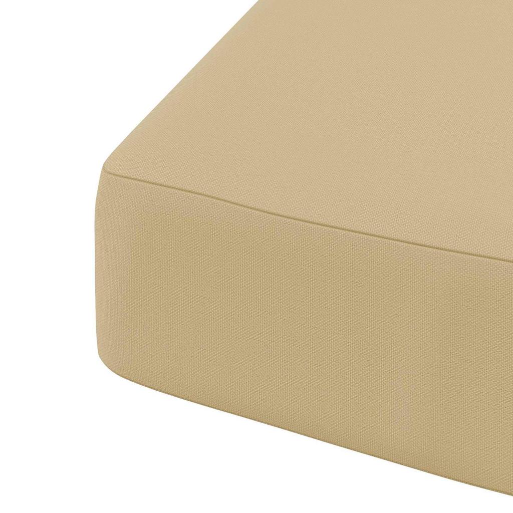 4 piece Seat Cushions SOEST 4 pcs 100percent Polyester Beige