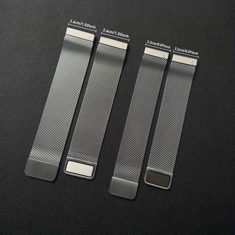 Durable Stainless Steel Magnetic Mesh Band for Garmin Fenix 8/7/6/5/935 22/26mm Quick Release Breathable Buckle Closure