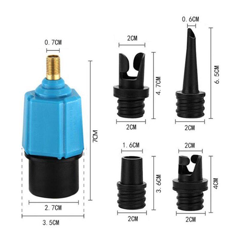 Rubber Boat Inflate SUP Pump Adapter 1Set Stand Up Paddle Board Durable Air Valve Adapter