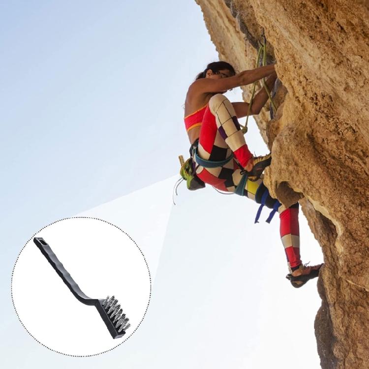 20Pcs Wire Scratch Brush Curved Handle Metal Wire Brush Polishing Cleaning Tool