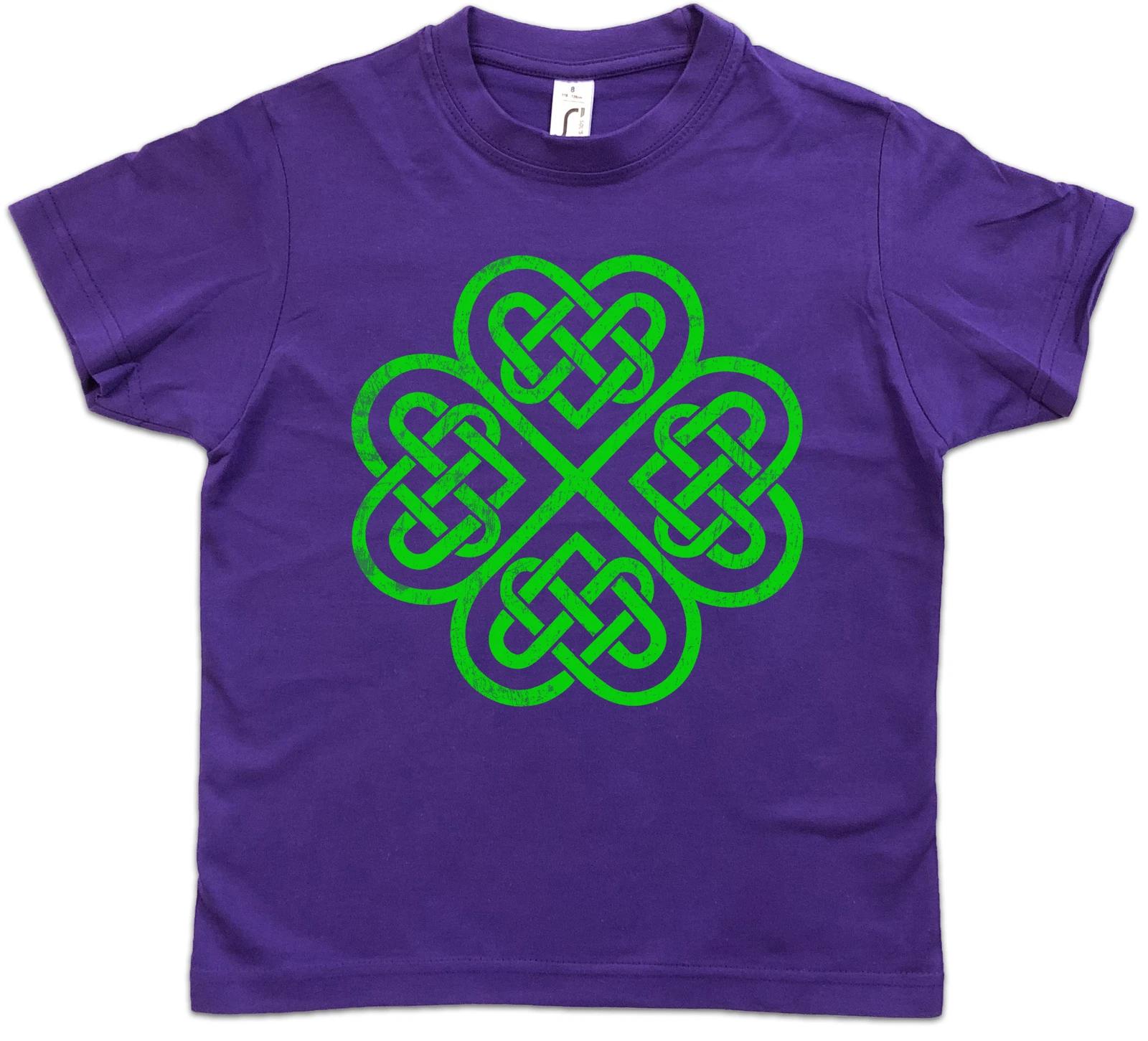 SHAMROCK IRISH KNOT IV SWEAkids boys T-Shirt Kids Boys kids boys T-Shirt Cloverleaf Ireland Runes 100