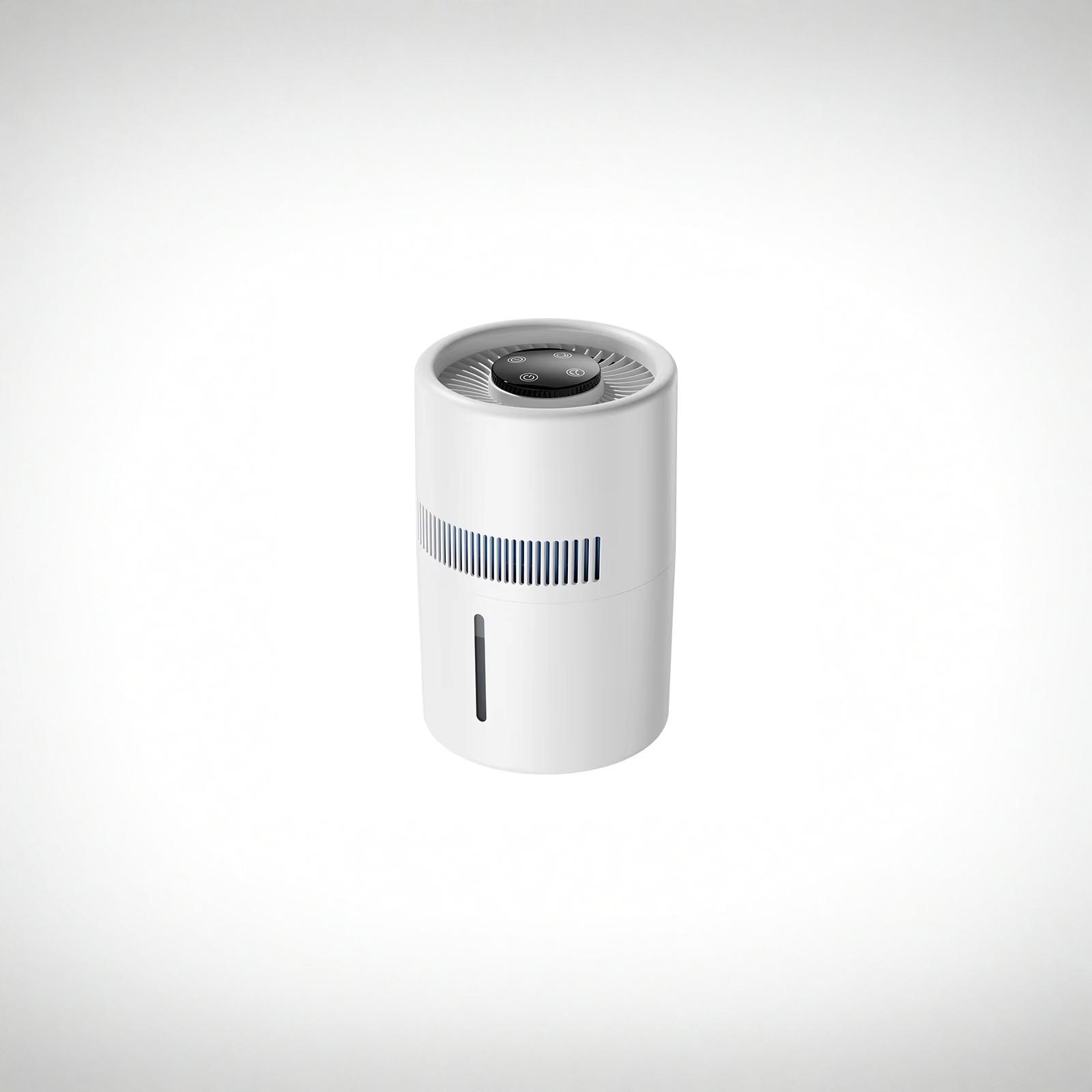 USB увлажнитель с холодным паром, большая емкость, верхняя заливка, испарительный увлажнитель для дома, гостиной one size белый