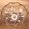 Large Capacity Flower Basket Shape Fruit Plates Metal Frame Dried Fruit Plate  Coffee Table