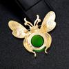 Moth Insect Female Fashion Simple Exaggerated Cicada Button Brooch