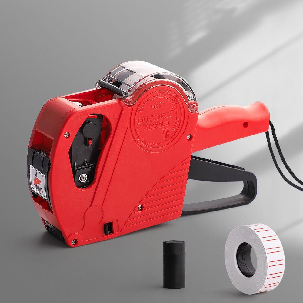 Durevole MX-5500 Strumento per Etichette Prezzo Macchina Codifica Carta Etichette Portatile Plastica Etichettatrice Strumento Etichette Prezzo Supermercato