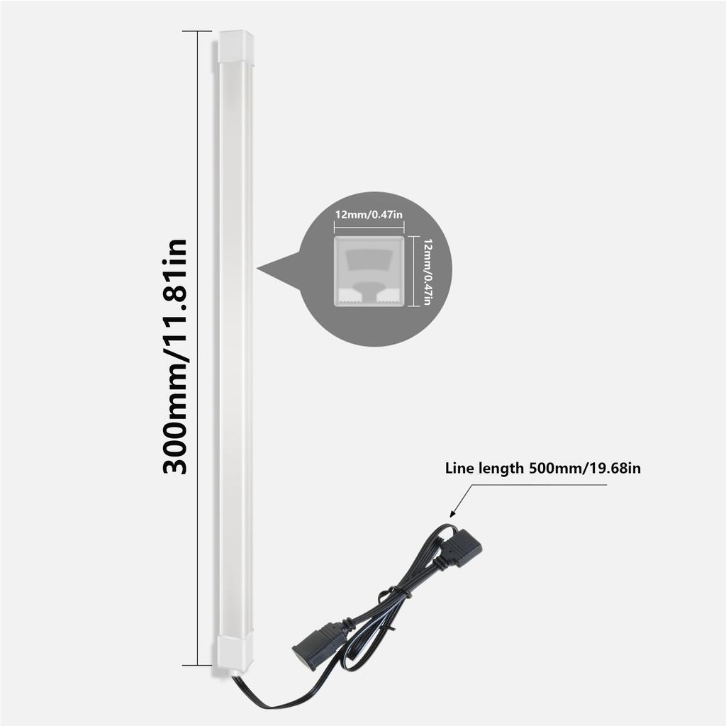 ARGB LED Strips Light 5V 3Pin Colorful Atmosphere Lamp Bar Rainbow Effect Light Bar for PC Computer Case Chassis