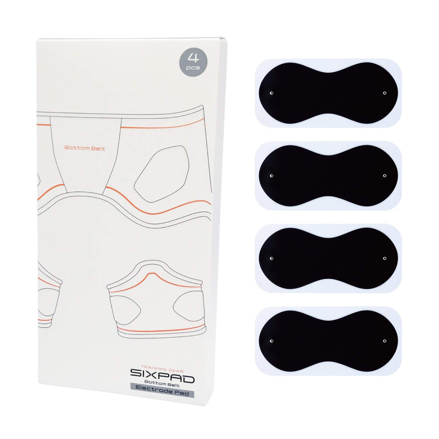

MTG SIXPAD Пояс для ягодиц, Электродная накладка с высокой проводимостью (Нижний ремень) [Оригинальный продукт производителя]