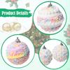 Christmas Ball Ornaments Baubles Decorative 8cm Xmas Tree Decorations for