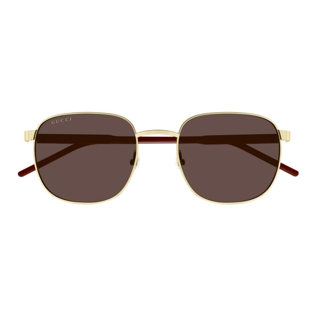 Gucci Full Frame Square Sunglasses Men sunglasses Gold GG1799S