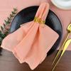 4PCS 30X45CM Cloth Napkins 100% Cotton Fabric Dinner Kitchen Towels Table Design Mat Weddings Baby Shower Christmas Decoration
