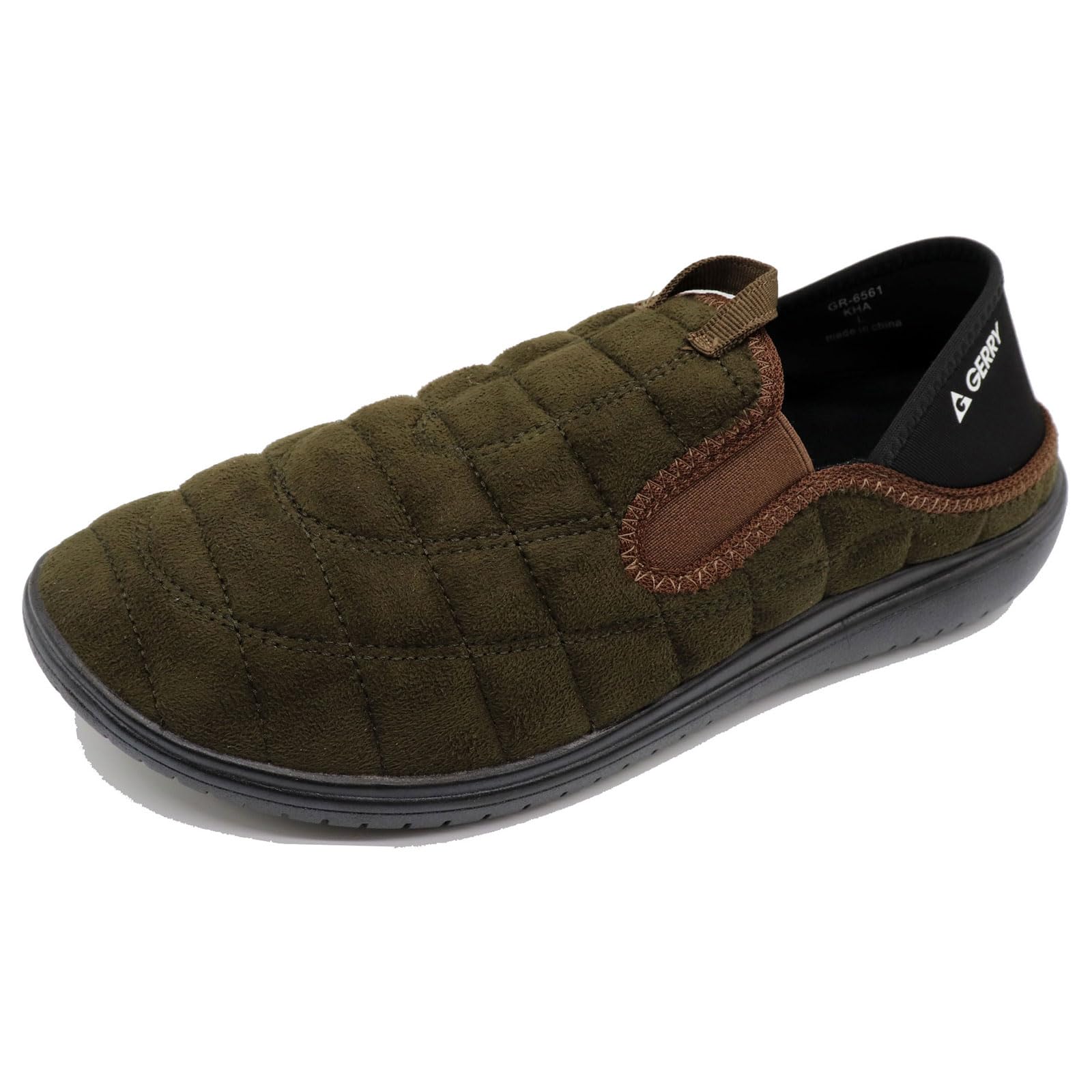 

Jerry GR6561 Moccasin Large Men s Water-Repellent Suede-Like Shoes, Khaki,