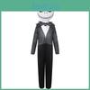 Jack Skellington Cosplay Costume Halloween Party Outfit For Boys