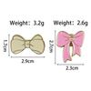 Creative Cartoon Girl Bow Brooch - Cute Alloy Badge for Clothes Accessories