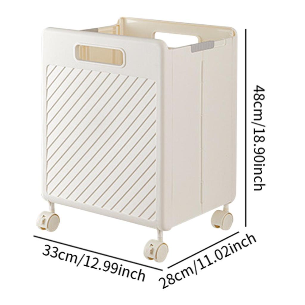 Foldable Laundry Basket Laundry Hamper with Wheels And Handles Toy Organizer Storage Organizer for Bedroom Laundry Storage